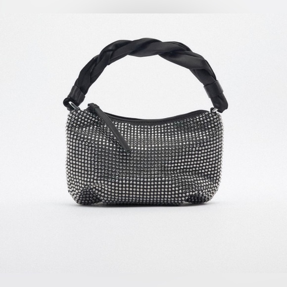 ZARA rhinestone shoulder bag - Picture 5 of 9